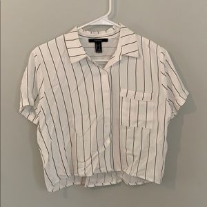 Cropped forever 21 blouse (worn once)